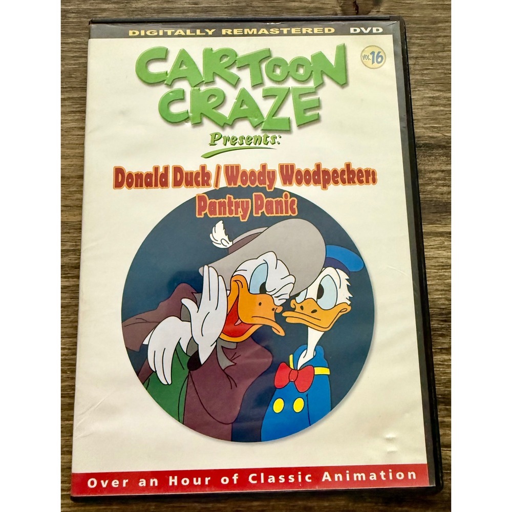 Digiview Cartoon Craze Vol 16 DVD Excellent Donald Duck Woody Woodpecker CC-116